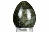Flashy, Polished Labradorite Egg - Madagascar #344325-1
